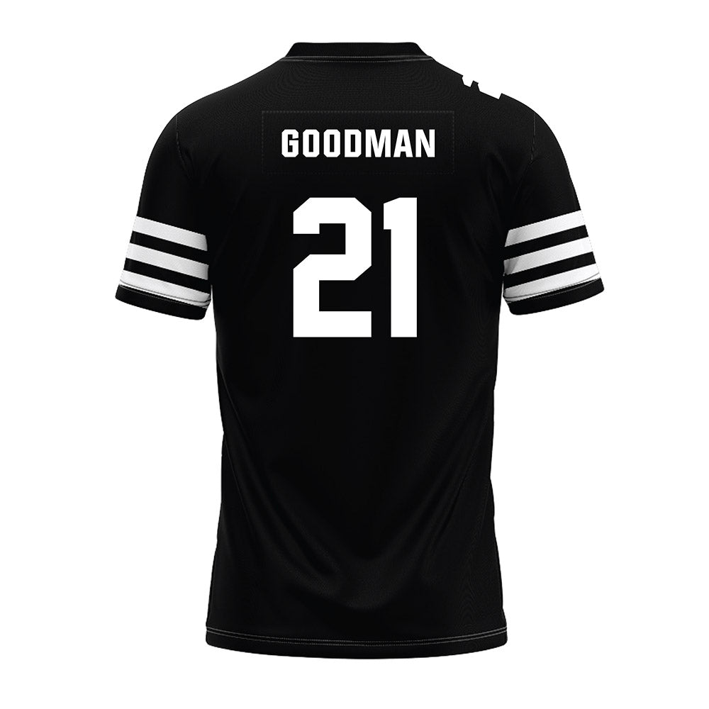 Iowa State - NCAA Football : Duhron Goodman - Black Premium Football Jersey-1