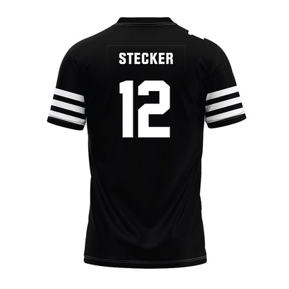 Iowa State - NCAA Football : Ethan Stecker - Black Premium Football Jersey-1