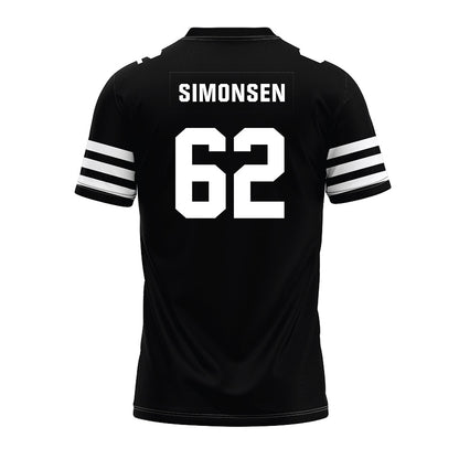 Iowa State - NCAA Football : Braden Simonsen - Black Premium Football Jersey-1