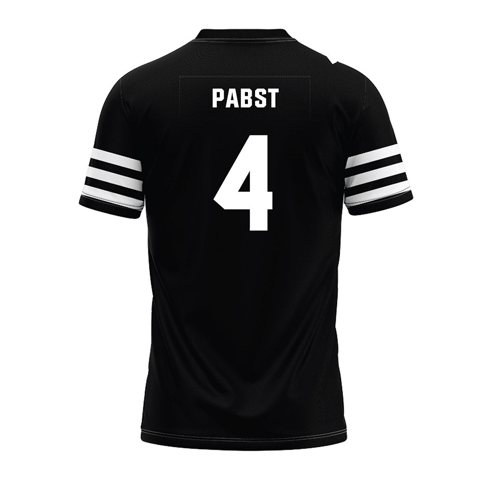 Iowa State - NCAA Football : Carter Pabst - Black Premium Football Jersey-1