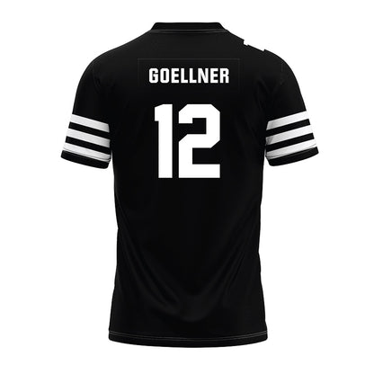 Iowa State - NCAA Football : Braden Goellner - Black Premium Football Jersey-1