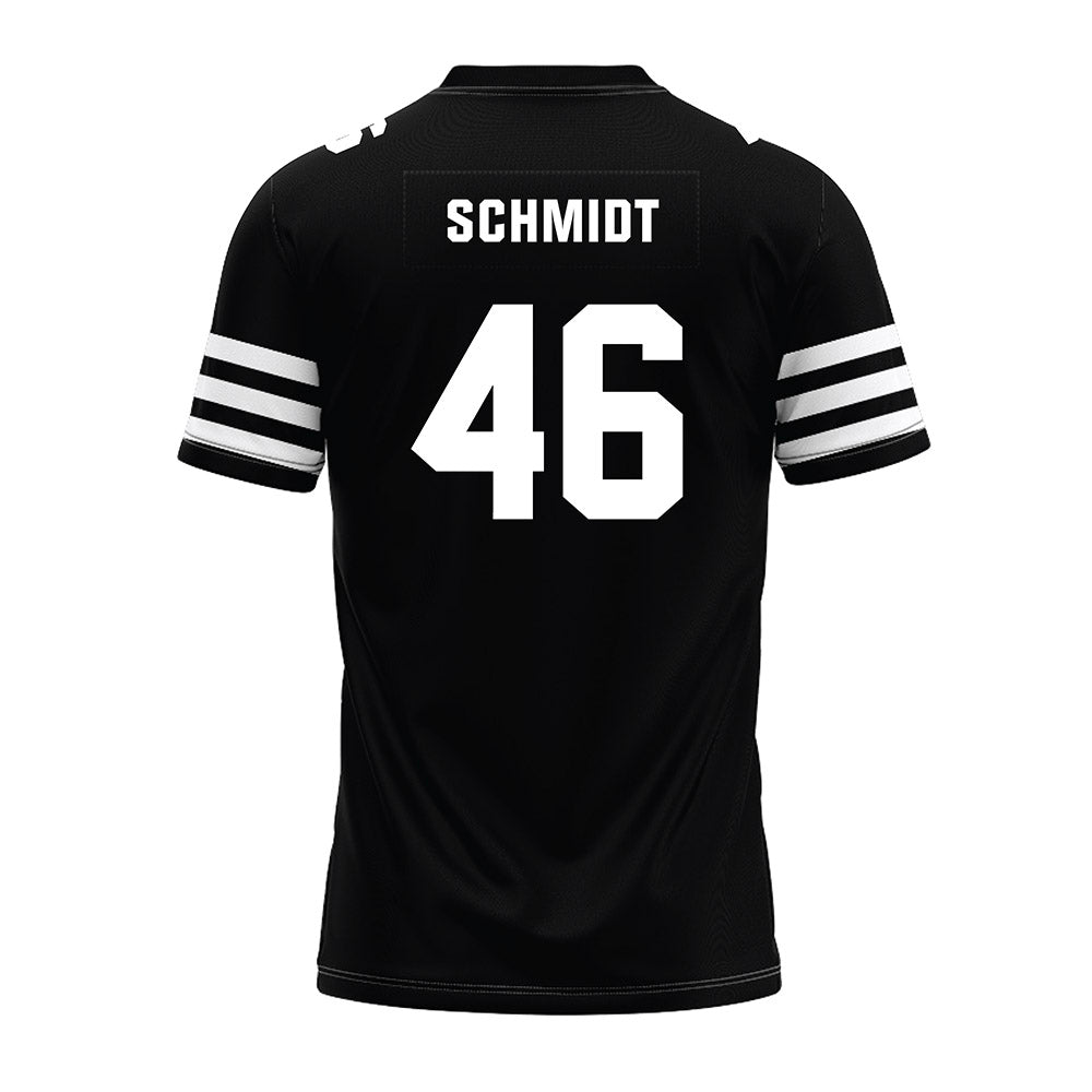 Iowa State - NCAA Football : Caleb Schmidt - Black Premium Football Jersey-1
