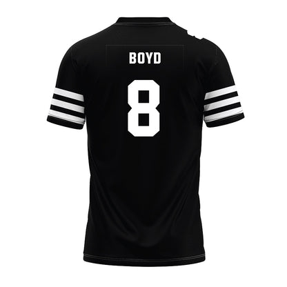 Iowa State - NCAA Football : Evan Boyd - Black Premium Football Jersey-1