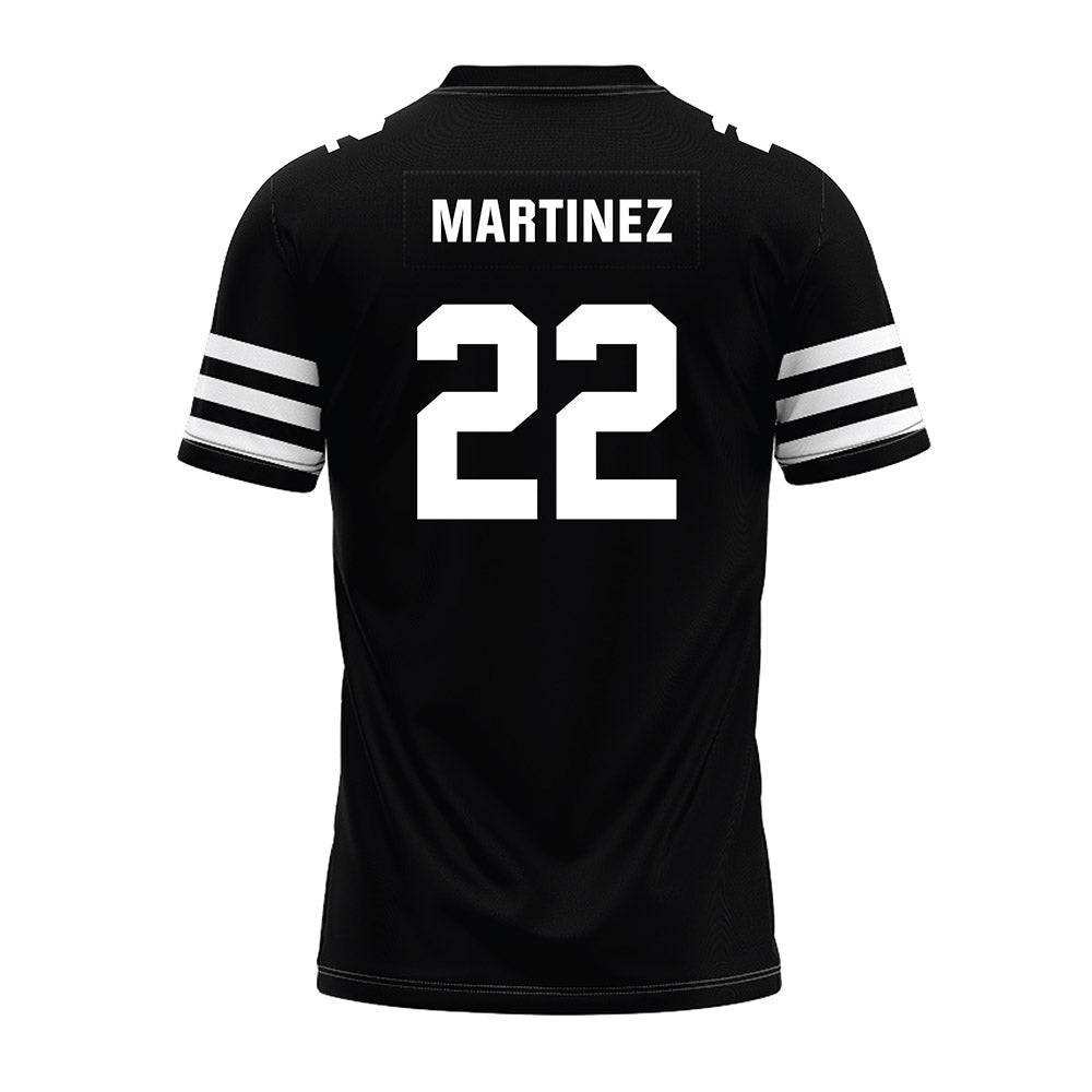 Iowa State - NCAA Football : Xavier Martinez - Black Premium Football Jersey-1
