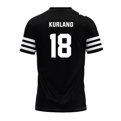 Iowa State - NCAA Football : Hudson Kurland - Black Premium Football Jersey-1