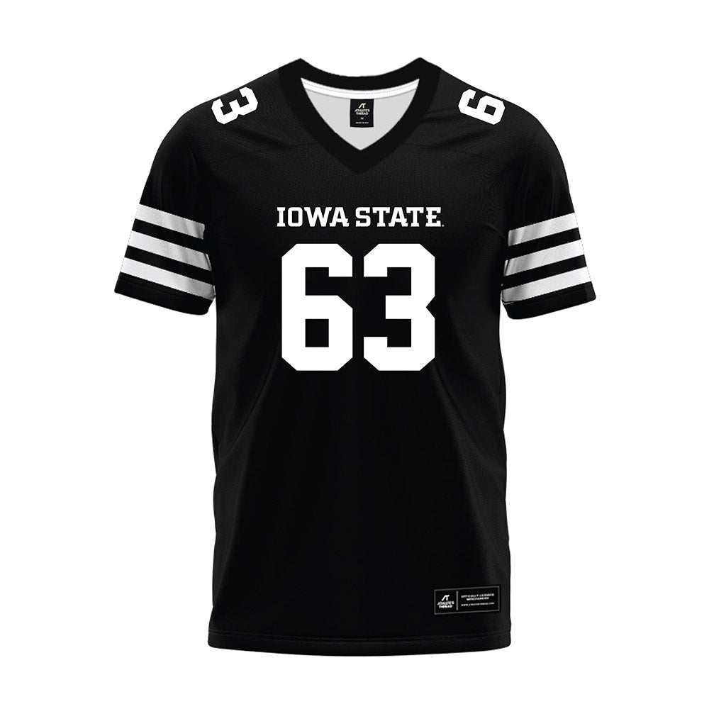Iowa State - NCAA Football : Braden Smith - Black Premium Football Jersey-0