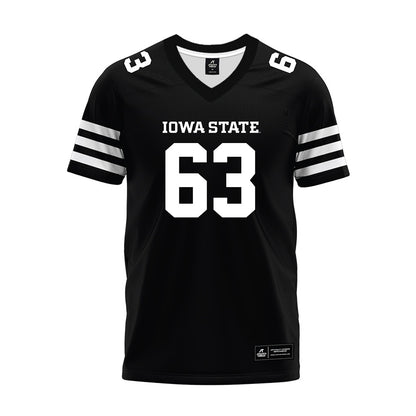 Iowa State - NCAA Football : Braden Smith - Black Premium Football Jersey-0