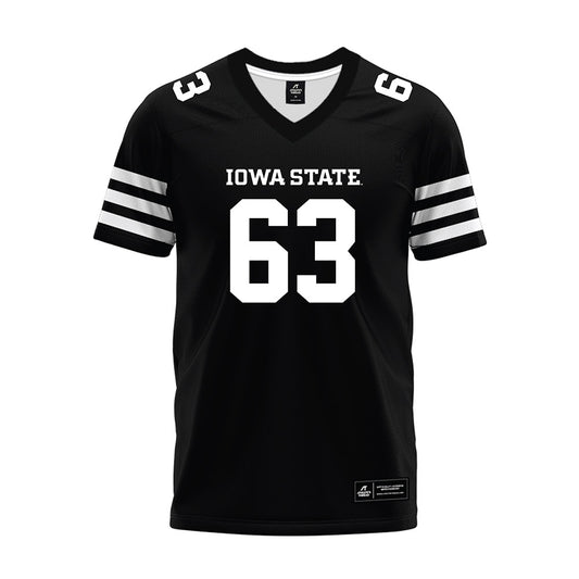 Iowa State - NCAA Football : Braden Smith - Black Premium Football Jersey-0