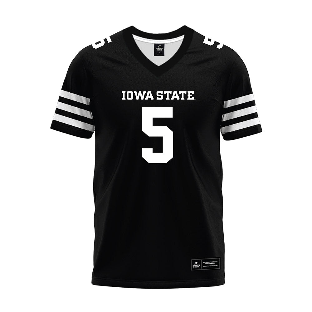Iowa State - NCAA Football : Beni Ngoyi - Black Premium Football Jersey-0