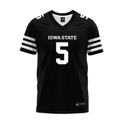 Iowa State - NCAA Football : Beni Ngoyi - Black Premium Football Jersey-0