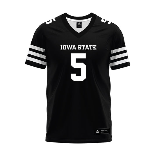 Iowa State - NCAA Football : Beni Ngoyi - Black Premium Football Jersey-0