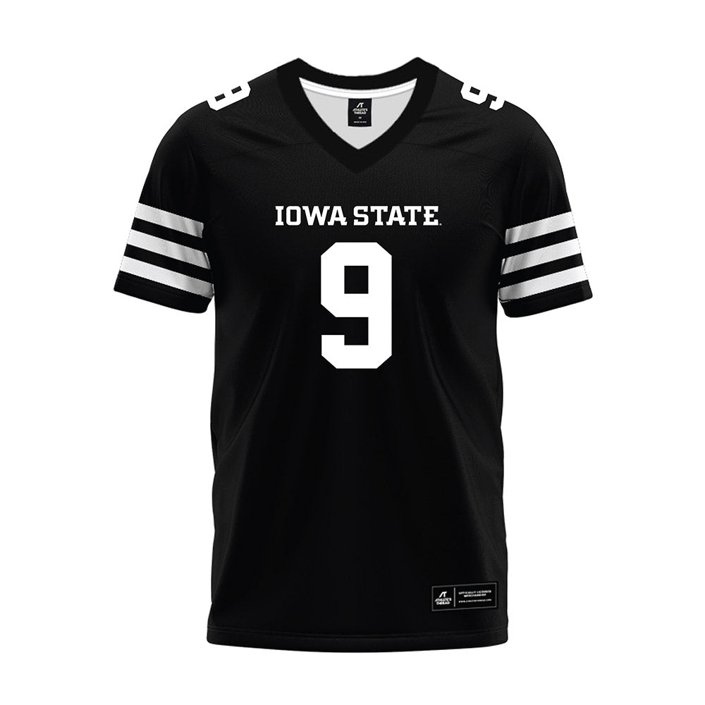 Iowa State - NCAA Football : Jaheim Singletary - Black Premium Football Jersey-0