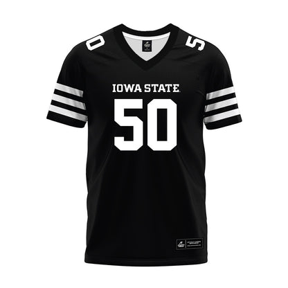 Iowa State - NCAA Football : Jack Limbaugh - Black Premium Football Jersey-0