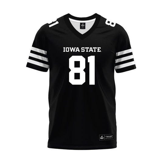 Iowa State - NCAA Football : Luke Galer - Black Premium Football Jersey-0