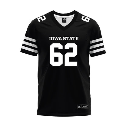 Iowa State - NCAA Football : Braden Simonsen - Black Premium Football Jersey-0