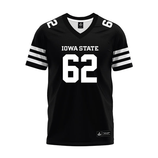 Iowa State - NCAA Football : Braden Simonsen - Black Premium Football Jersey-0