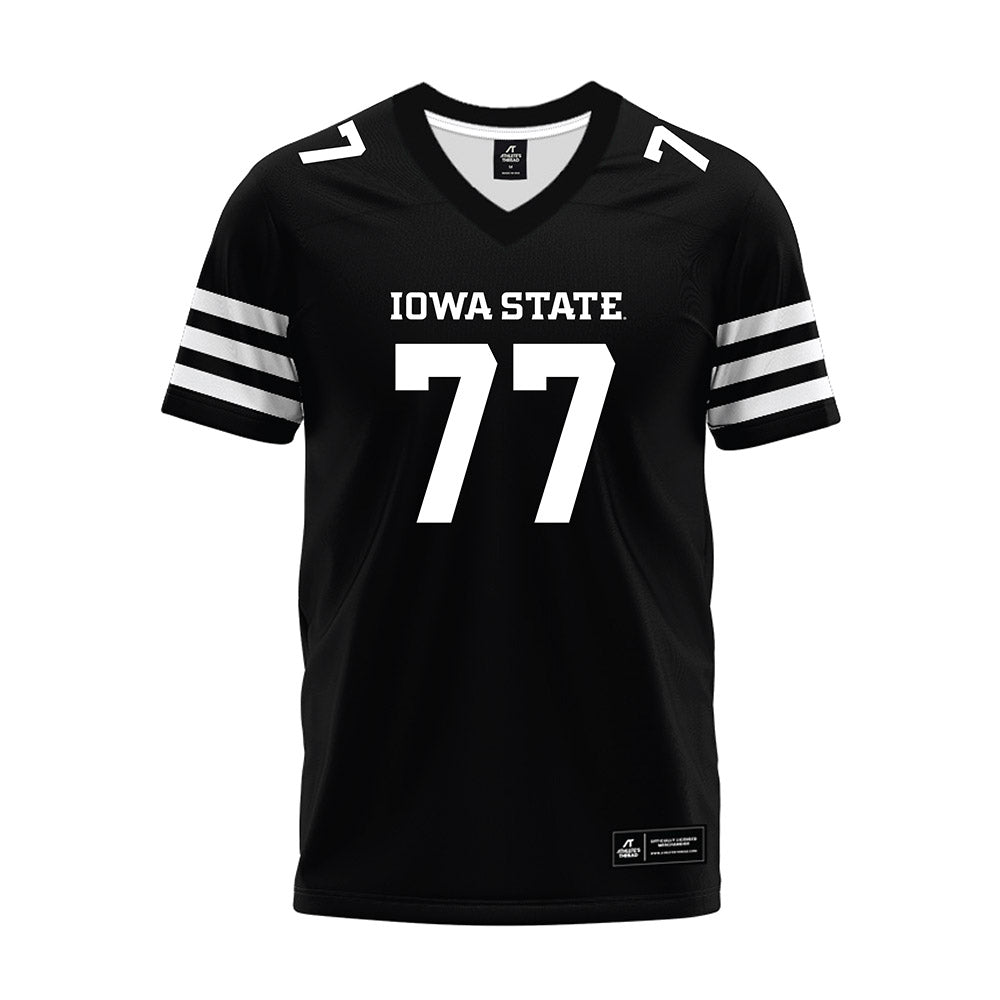 Iowa State - NCAA Football : Caden Maas - Black Premium Football Jersey-0