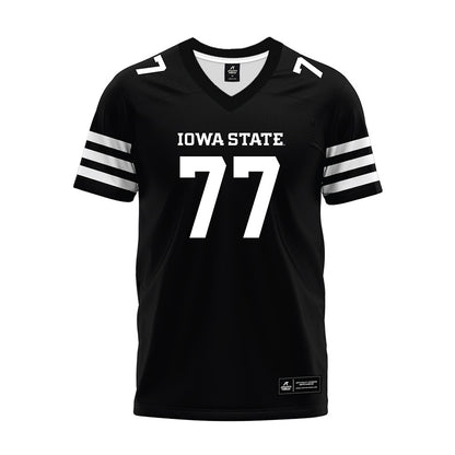 Iowa State - NCAA Football : Caden Maas - Black Premium Football Jersey-0