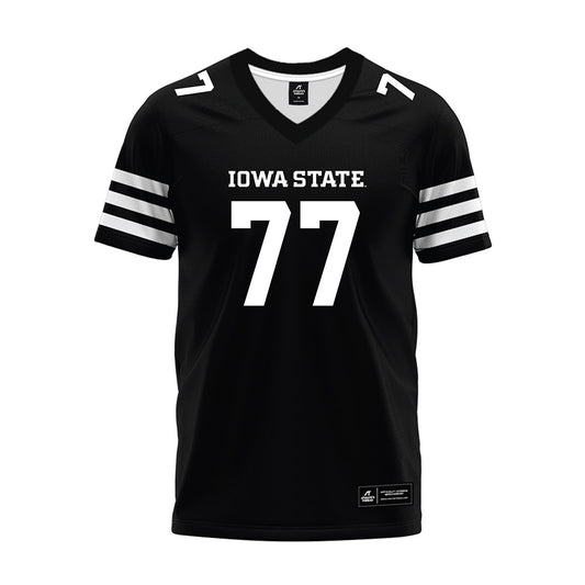 Iowa State - NCAA Football : Caden Maas - Black Premium Football Jersey-0