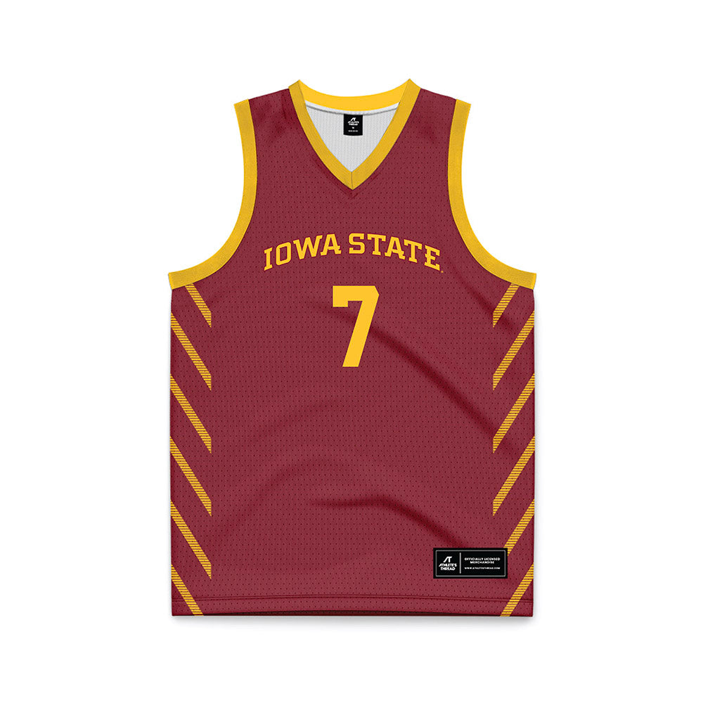 Iowa State - NCAA Women's Basketball : Freya Jensen - Cardinal Basketball Jersey-0