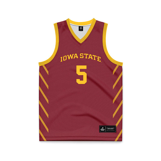 Iowa State - NCAA Women's Basketball : Evangelia Paulk - Cardinal Basketball Jersey-0