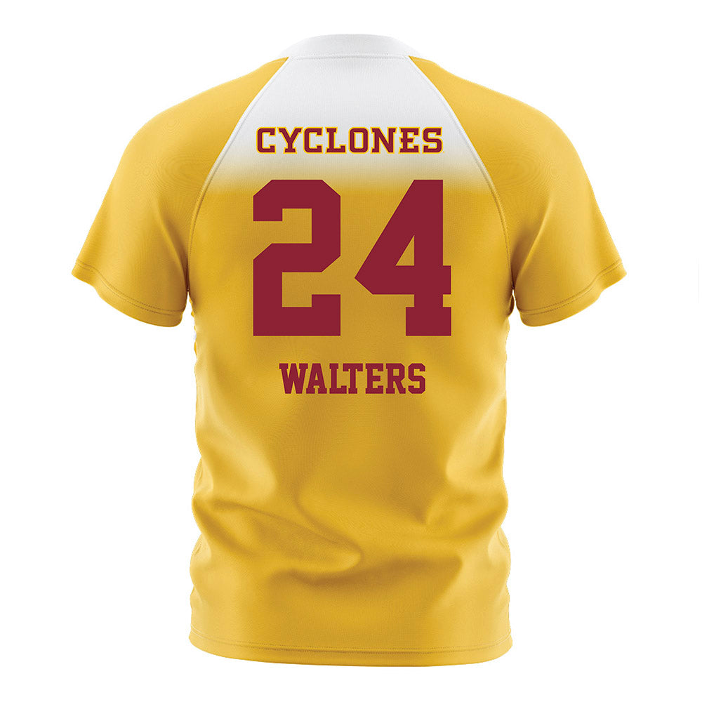 Iowa State - NCAA Women's Soccer : Sydney Walters - Gold Soccer Jersey-1