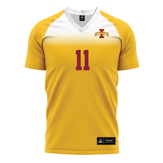 Iowa State - NCAA Women's Soccer : Cassidy Corcione - Gold Soccer Jersey-0