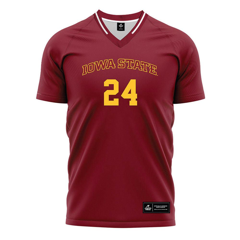 Iowa State - NCAA Women's Soccer : Sydney Walters - Cardinal Soccer Jersey-0
