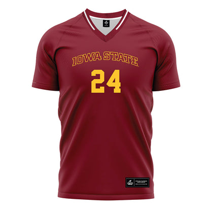 Iowa State - NCAA Women's Soccer : Sydney Walters - Cardinal Soccer Jersey-0