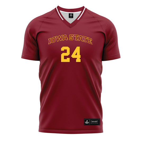 Iowa State - NCAA Women's Soccer : Sydney Walters - Cardinal Soccer Jersey-0