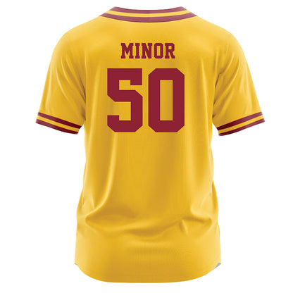 Iowa State - NCAA Softball : Ashley Minor - Gold Jersey-1