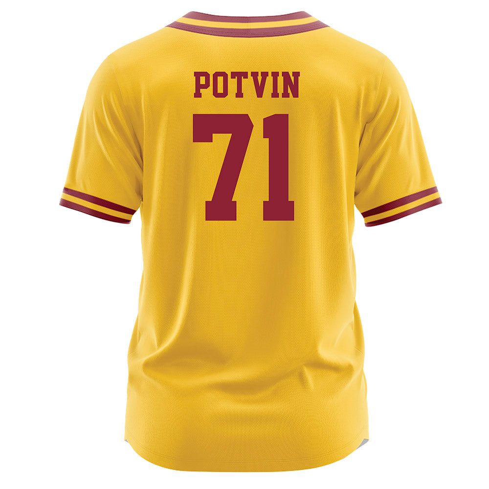 Iowa State - NCAA Softball : Sami Potvin - Gold Jersey-1