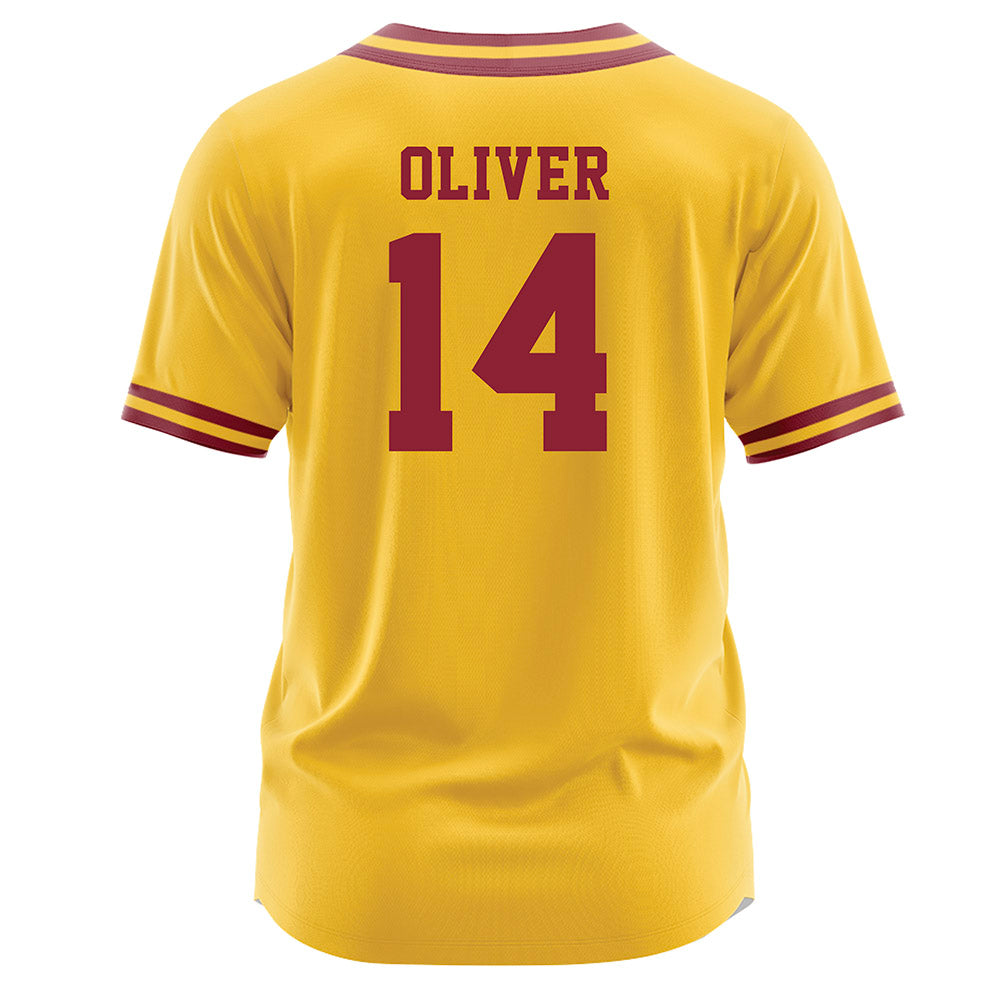 Iowa State - NCAA Softball : Hayleigh Oliver - Gold Jersey-1