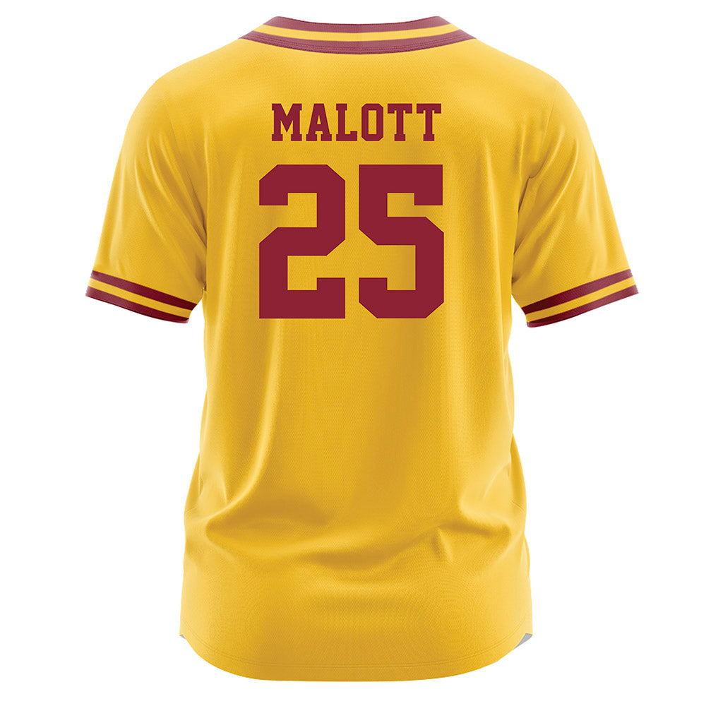 Iowa State - NCAA Softball : Sydney Malott - Gold Jersey-1