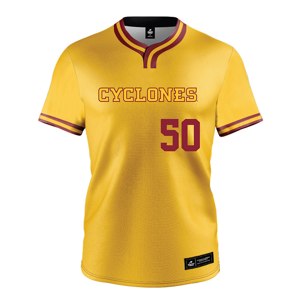 Iowa State - NCAA Softball : Ashley Minor - Gold Jersey