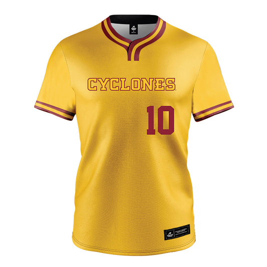 Iowa State - NCAA Softball : paige zender - Gold Jersey