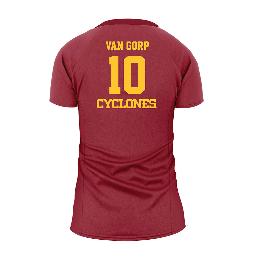 Iowa State - NCAA Women's Volleyball : Rachel Van Gorp - Cardinal Volleyball Jersey-1