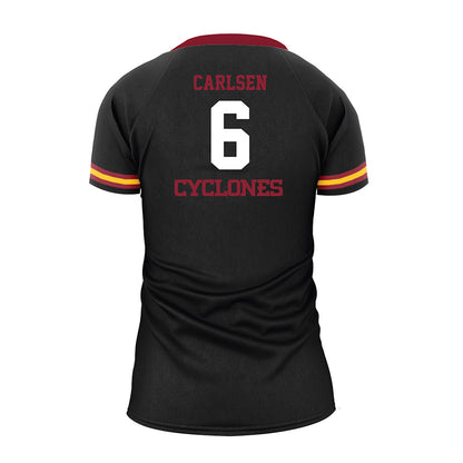 Iowa State - NCAA Women's Volleyball : baileigh carlsen - Black Volleyball Jersey-1