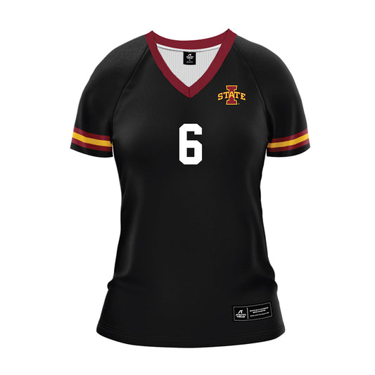 Iowa State - NCAA Women's Volleyball : baileigh carlsen - Black Volleyball Jersey-0