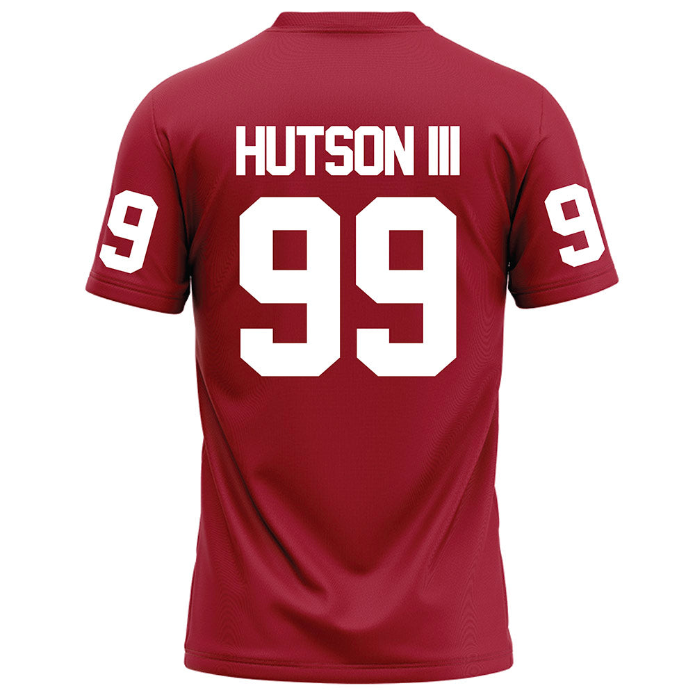 WSU - NCAA Football : Paul Hutson III - Red Football Jersey-1