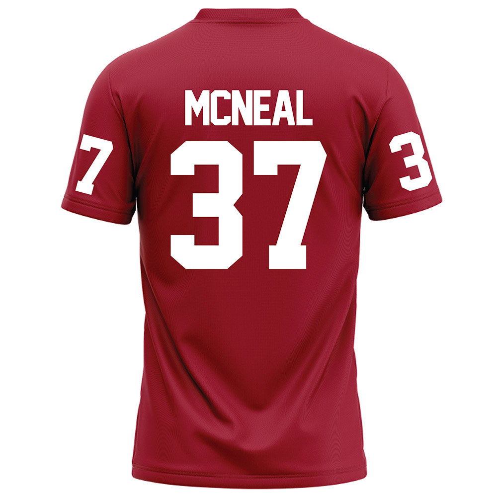 WSU - NCAA Football : Gaylon McNeal - Red Football Jersey-1
