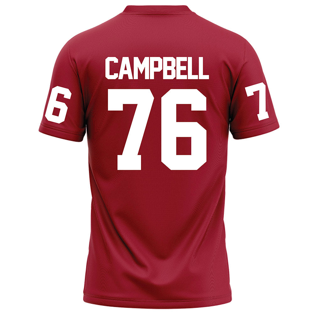 WSU - NCAA Football : Grayson Campbell - Red Football Jersey-1