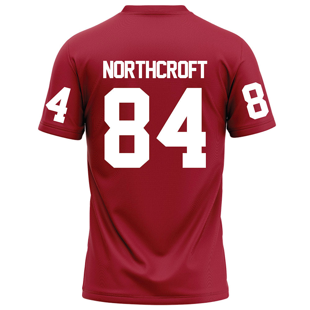 WSU - NCAA Football : Caleb Northcroft - Red Football Jersey-1