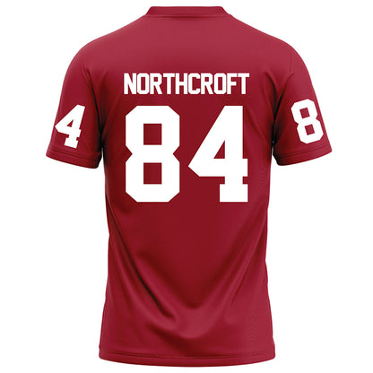WSU - NCAA Football : Caleb Northcroft - Red Football Jersey-1