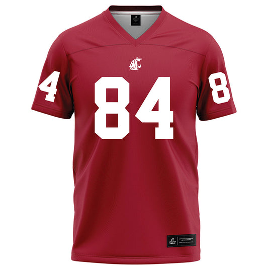 WSU - NCAA Football : Malachi Wrice - Red Football Jersey-0