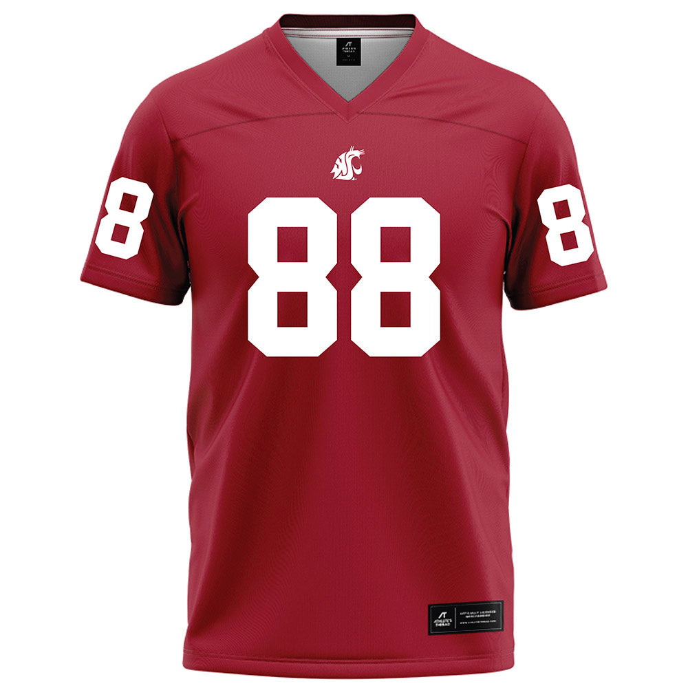 WSU - NCAA Football : Jordan Dees - Red Football Jersey-0
