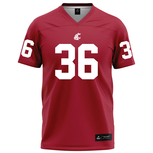 WSU - NCAA Football : Kenny Miller-Terry - Red Football Jersey-0