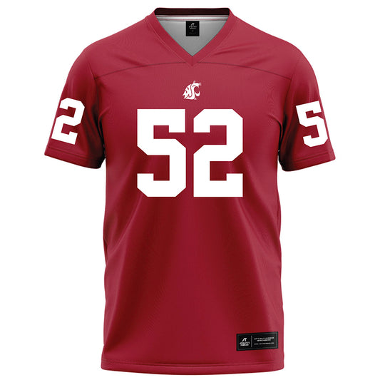 WSU - NCAA Football : Kaden Beatty - Red Football Jersey-0