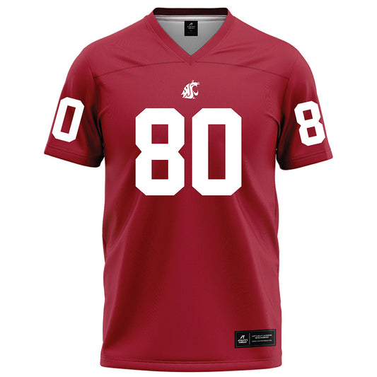 WSU - NCAA Football : Noah Westbrook - Red Football Jersey-0