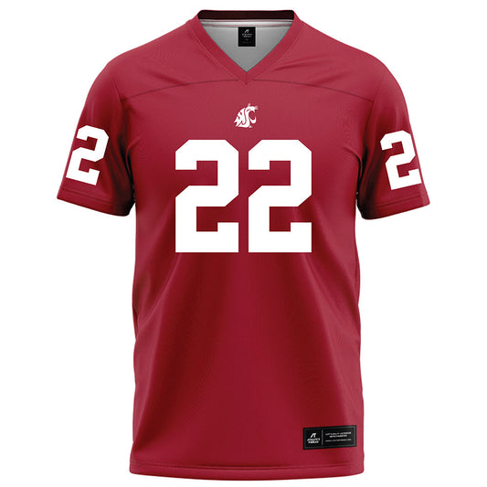 WSU - NCAA Football : Jalil Tucker - Red Football Jersey-0